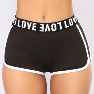 2 PC SET Fashion Nova Athletic Shorts